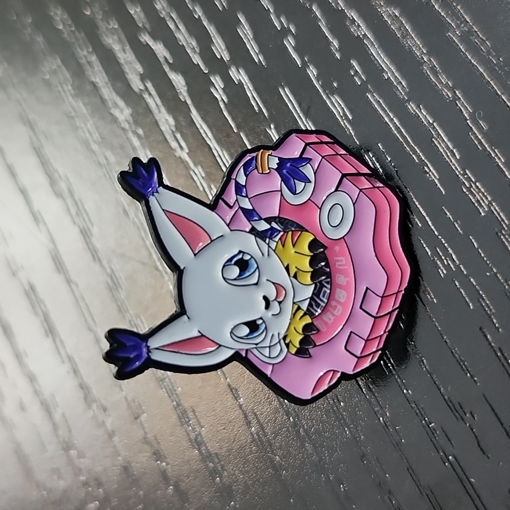 Gatomon Enamel Pin from the Digimon Adventure Series